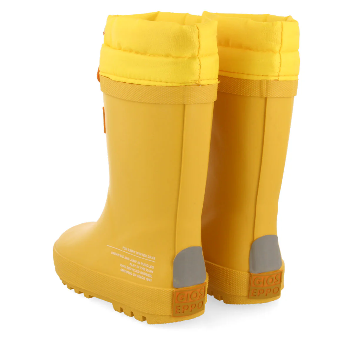 Veblem children's yellow welly boots - Image 3