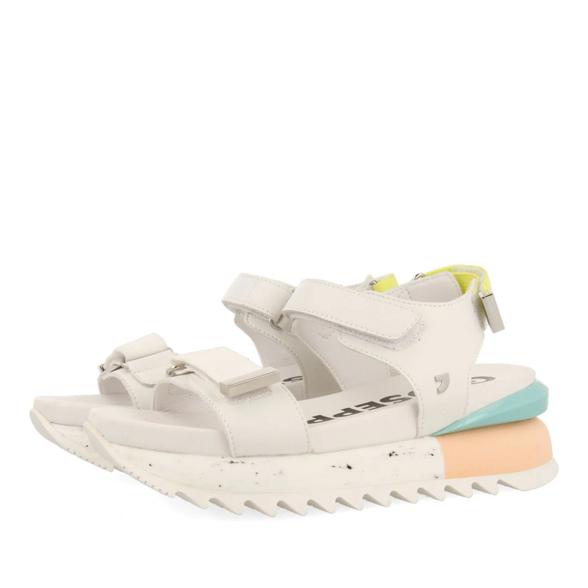 Viersat women's sporty white sandals - Image 3