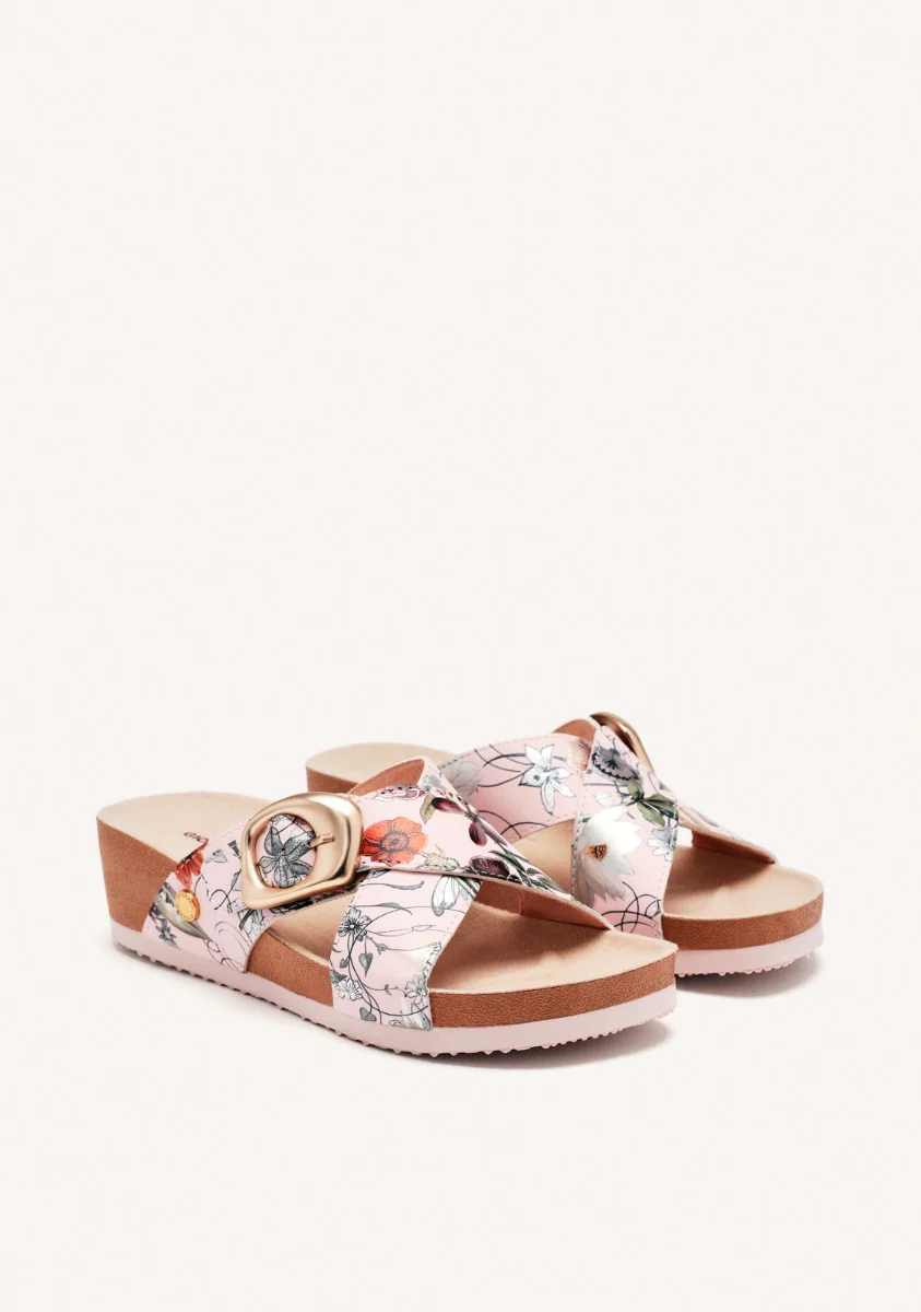 WEDGE FLOWER SANDALS UXBRIDGE - Image 2