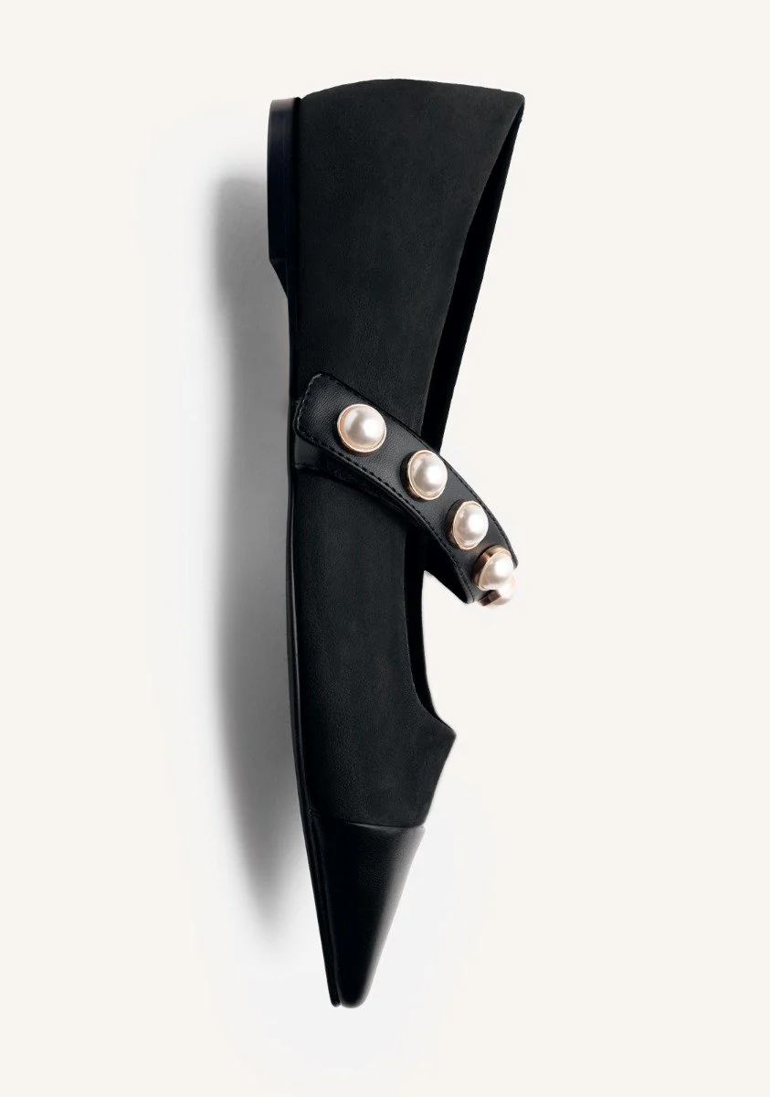 WEDGE PEARL BALLET FLATS GALIEN - Image 3