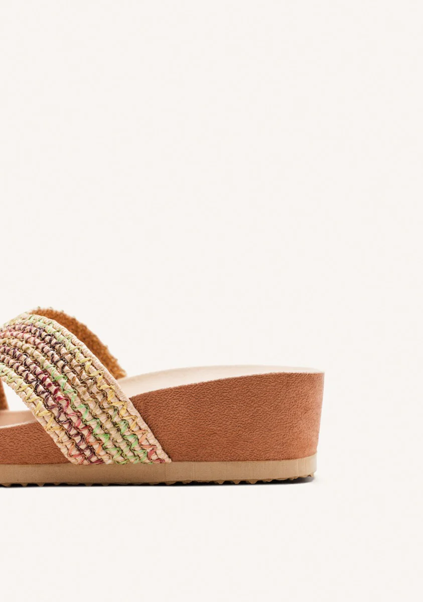 WEDGE RAFFIA SANDALS PACIFIC - Image 3
