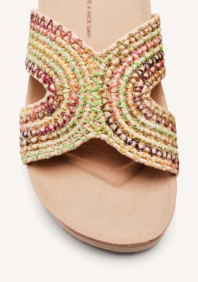 WEDGE RAFFIA SANDALS PACIFIC - Image 4