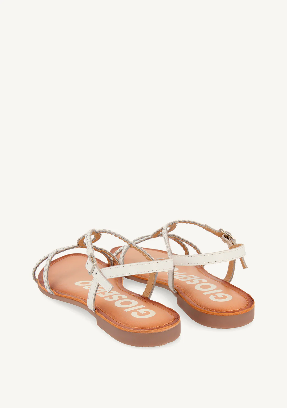 BRAIDED LEATHER SANDALS OSSIAN - Image 3