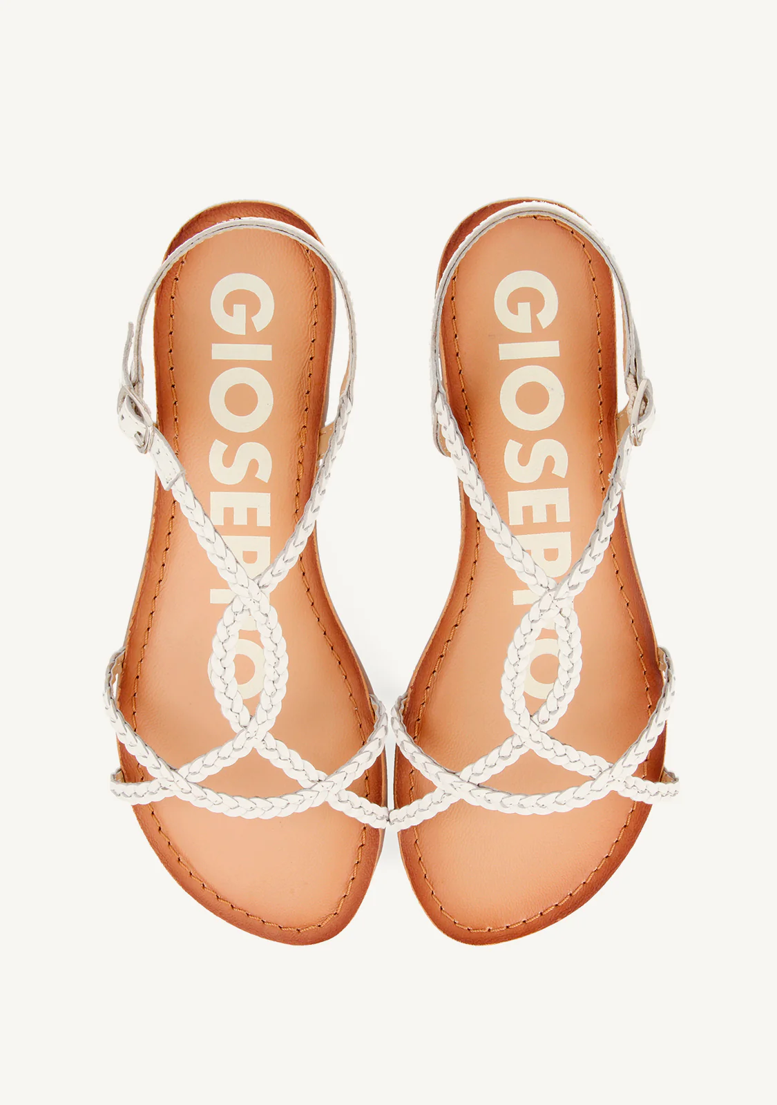 BRAIDED LEATHER SANDALS OSSIAN - Image 4