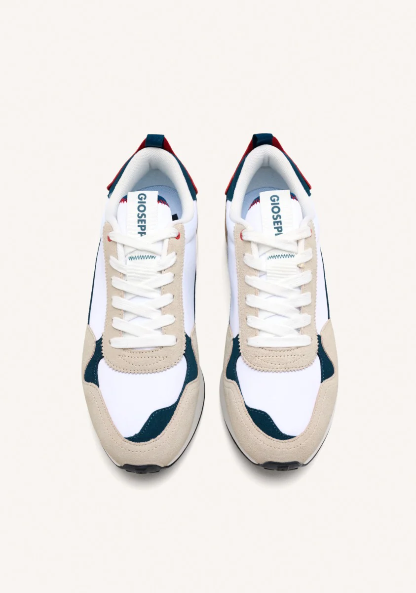 WHITE SNEAKERS WITH COLOR CONTRASTS FOR MEN ZENNOR - Image 4