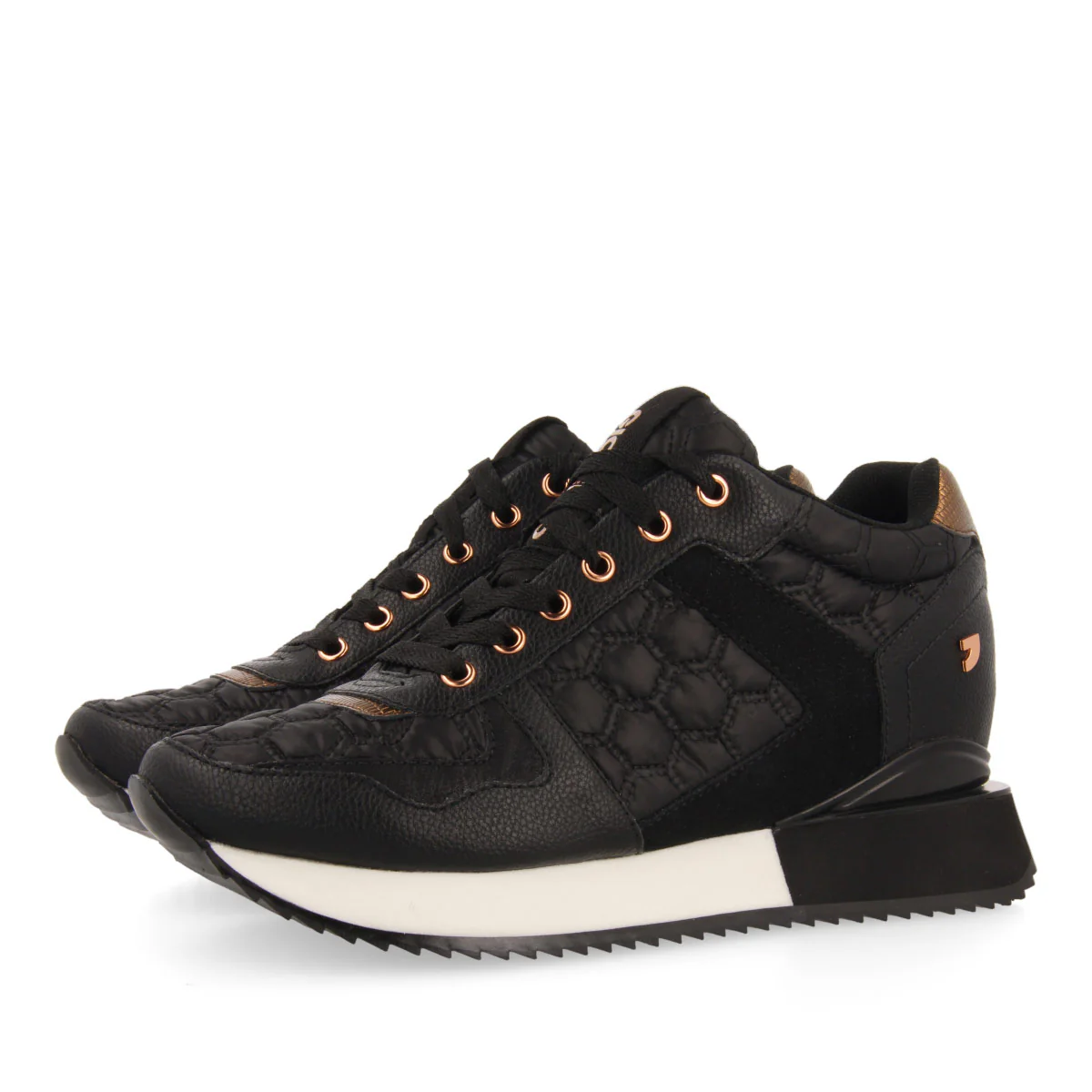 White sneakers with internal wedge for woman ULSTEIN - Image 4