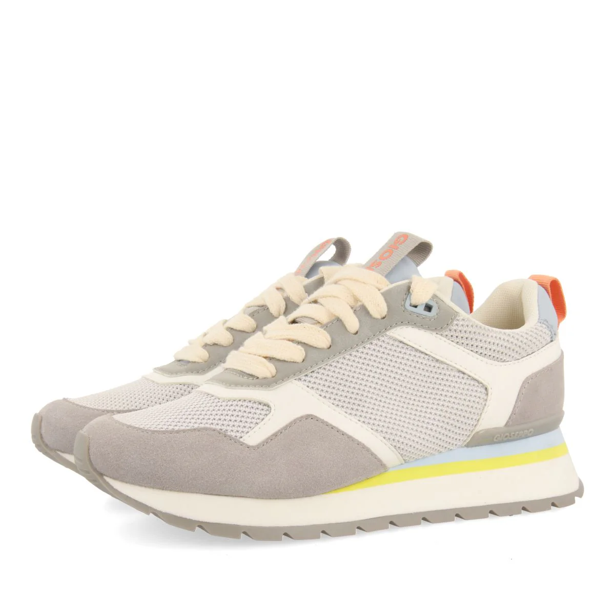 WHITE SNEAKERS WITH MULTICOLOR DETAILS FOR WOMEN WAUSAU - Image 3