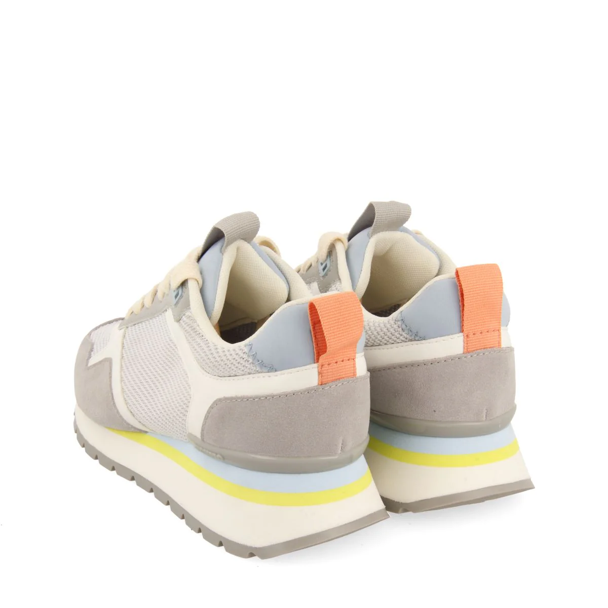 WHITE SNEAKERS WITH MULTICOLOR DETAILS FOR WOMEN WAUSAU - Image 4