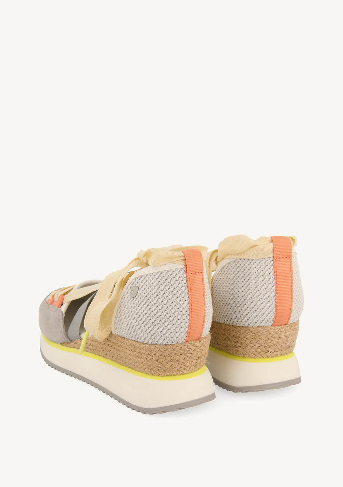 WHITE OPEN SNEAKERS WITH WEDGE FOR WOMEN SAMOBOR - Image 3