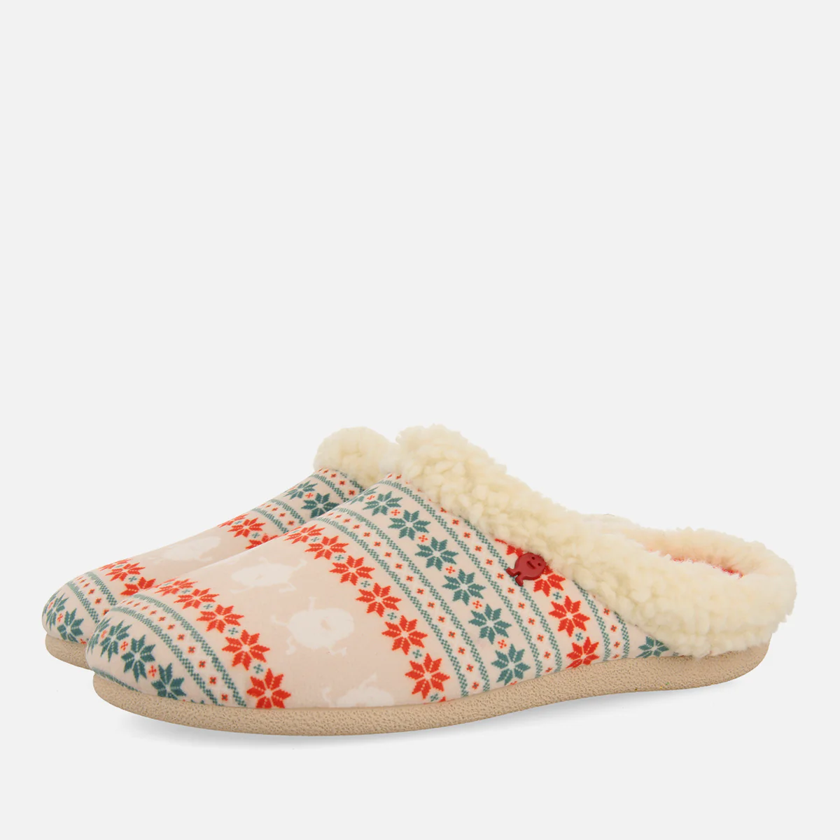 WINTER PRINT SLIPPERS SZARVAS - Image 2