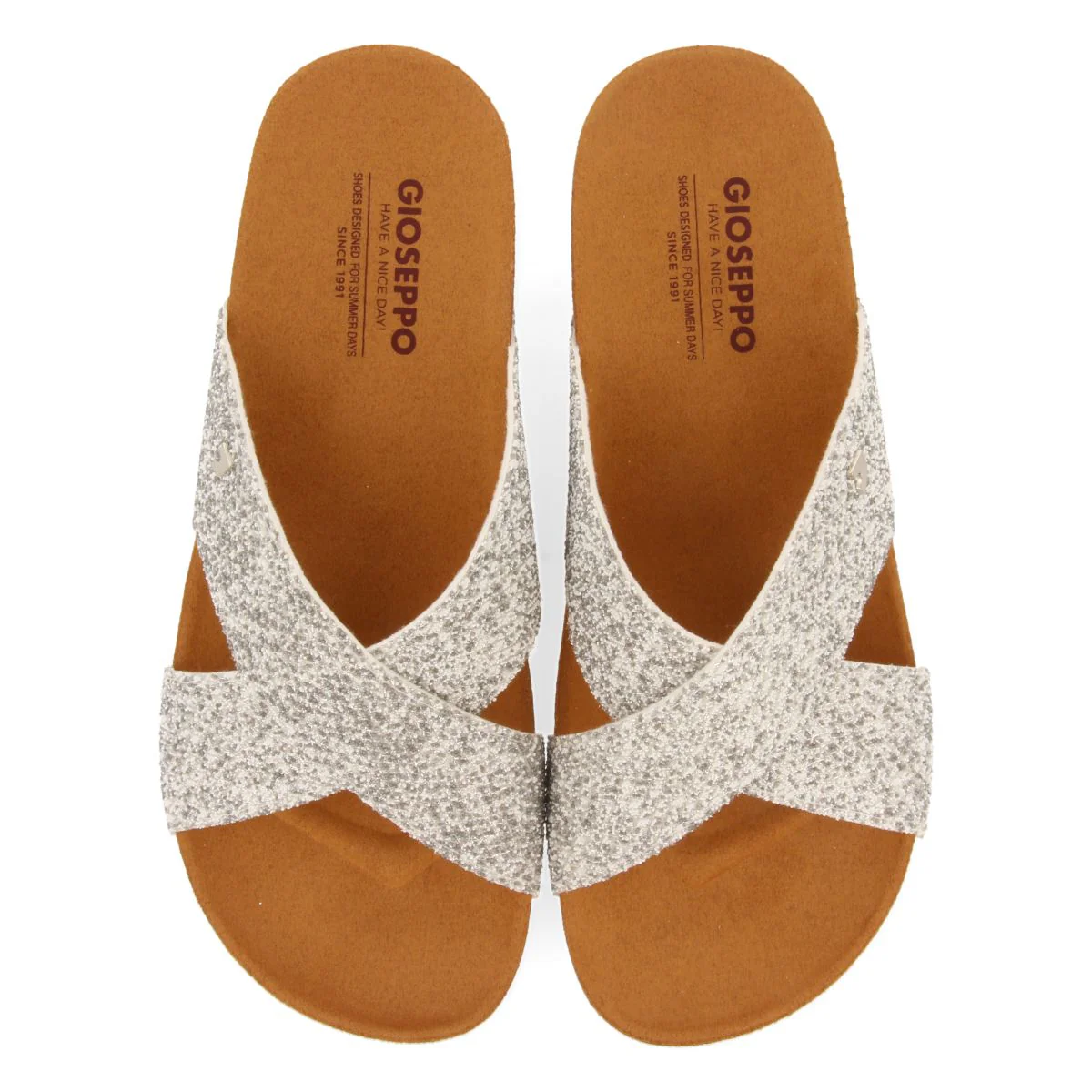 WOMEN'S GEARHART SANDALS WITH METALLIC STRAPS AND WEDGE - Image 4