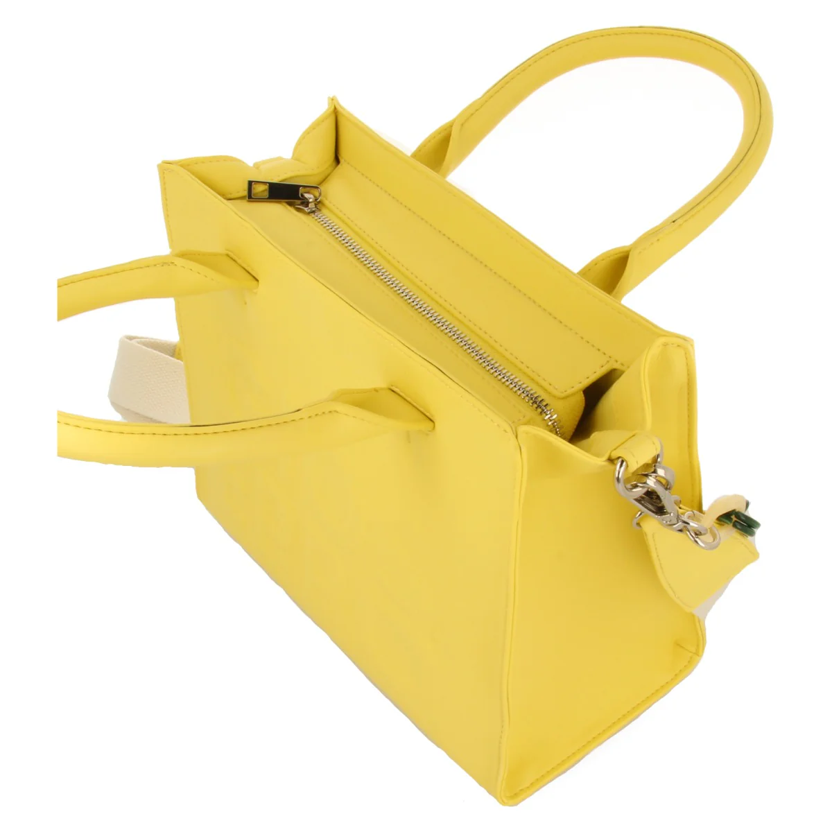 YELLOW BAG WITH HANDLES AND CROSSBODY STRAP LANEAST - Image 5