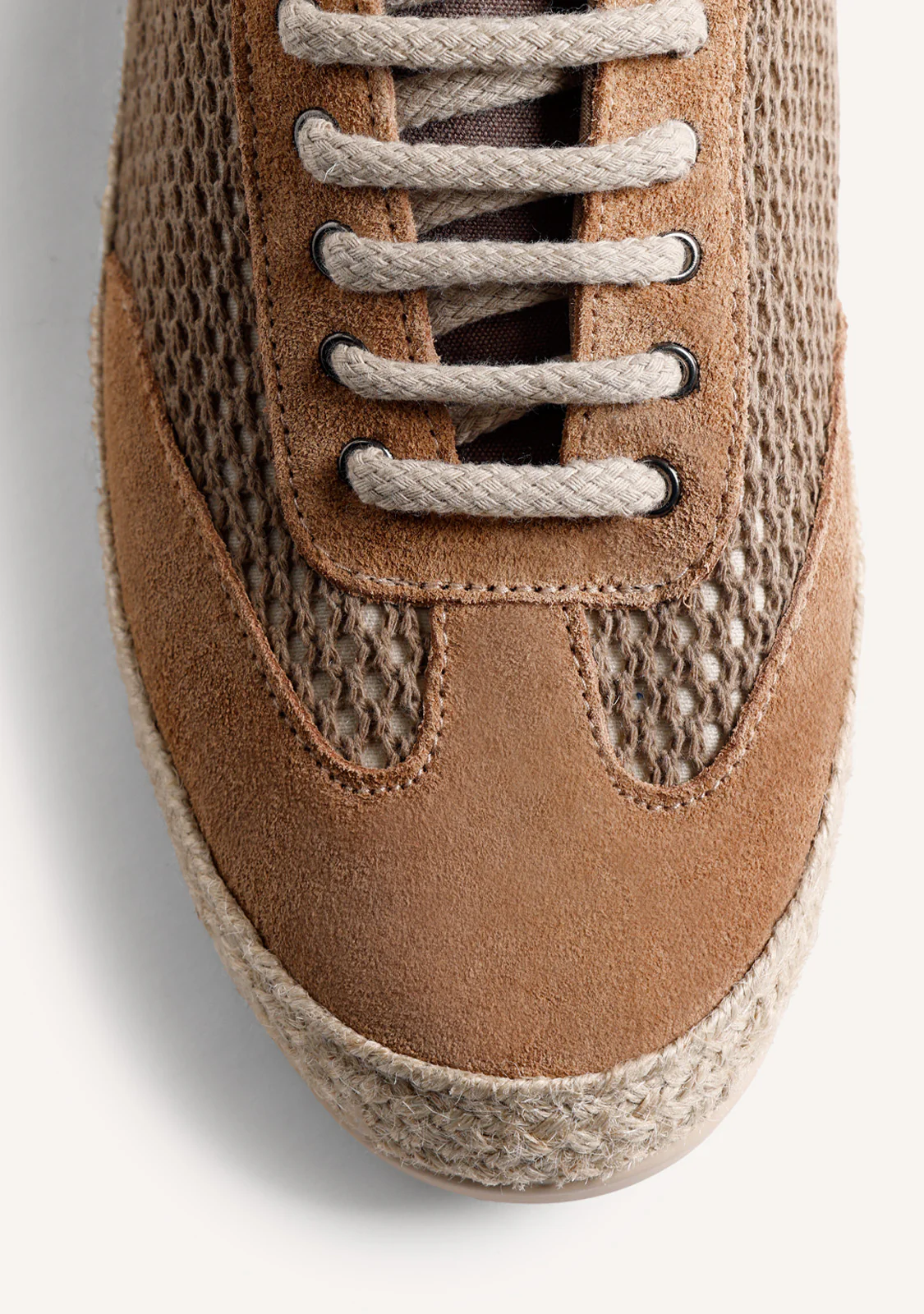 KHAKI MESH SNEAKERS - Image 4