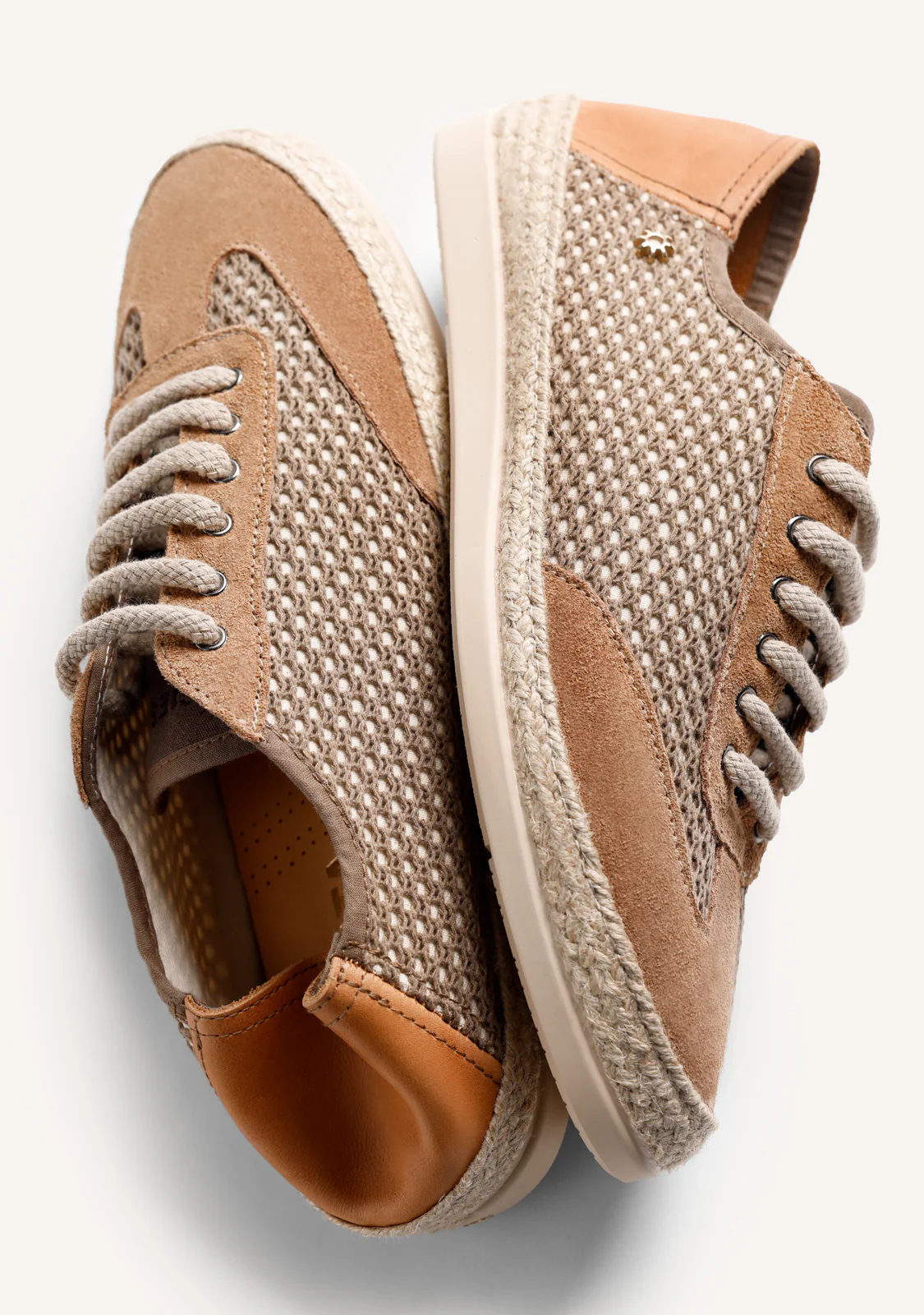 KHAKI MESH SNEAKERS - Image 7