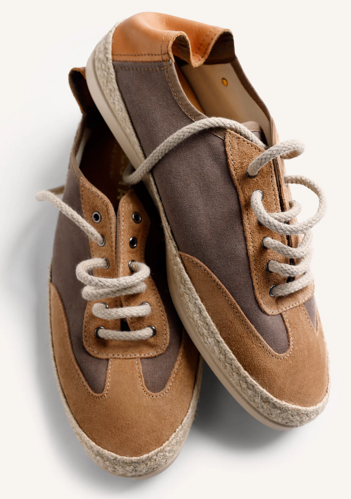 BROWN LEATHER SNEAKERS - Image 5